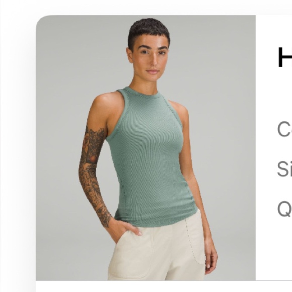 Lululemon Hold Tight Tank Top